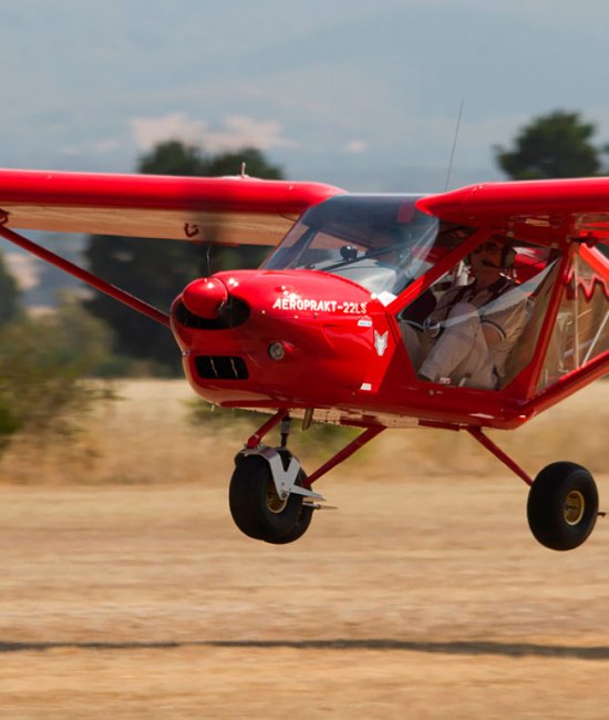 Політ на літаку Aeroprakt-22 ознайомчий політ на літаку