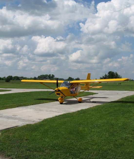 Політ на літаку Aeroprakt-22 ознайомчий політ на літаку