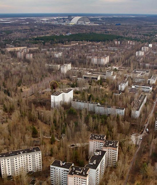 Ознакомительный полет на самолете в Чернобыль