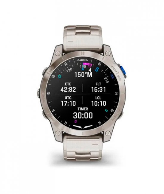 GARMIN D2 ™ Mach 1 Vented Titanium Bracelet 