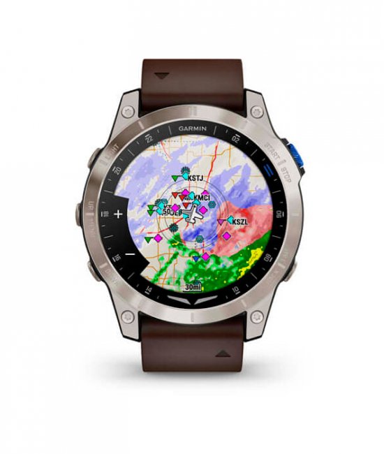 GARMIN D2 ™ Mach 1 Oxford Brown Leather Band