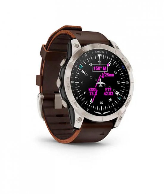 GARMIN D2 ™ Mach 1 Oxford Brown Leather Band