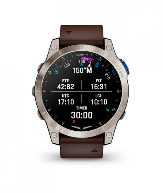 GARMIN D2 ™ Mach 1 Oxford Brown Leather Band