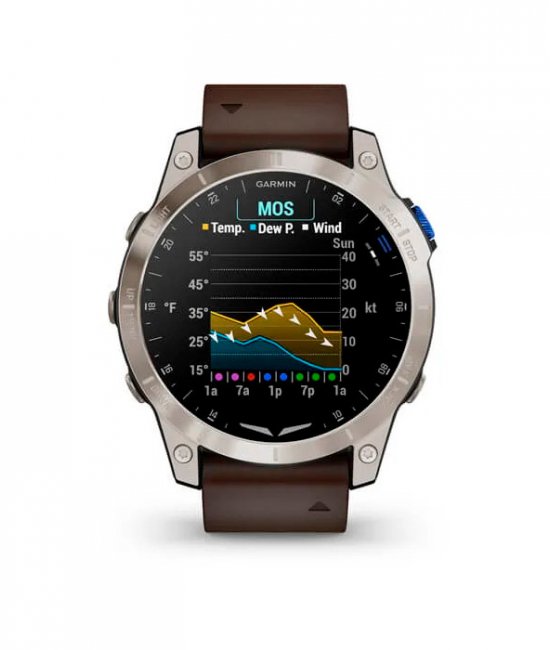 GARMIN D2 ™ Mach 1 Oxford Brown Leather Band